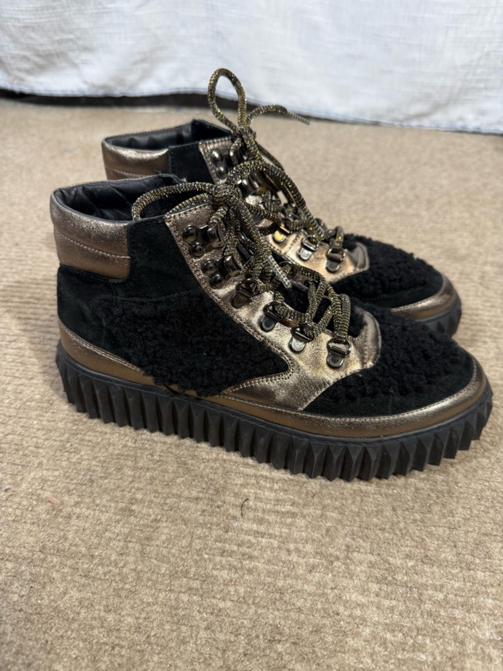 Voile Blanche Eva High-Top Platform Sneaker‎ EU 39/ 8.5
